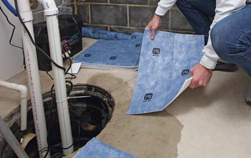 Protect boxes with flood barrier